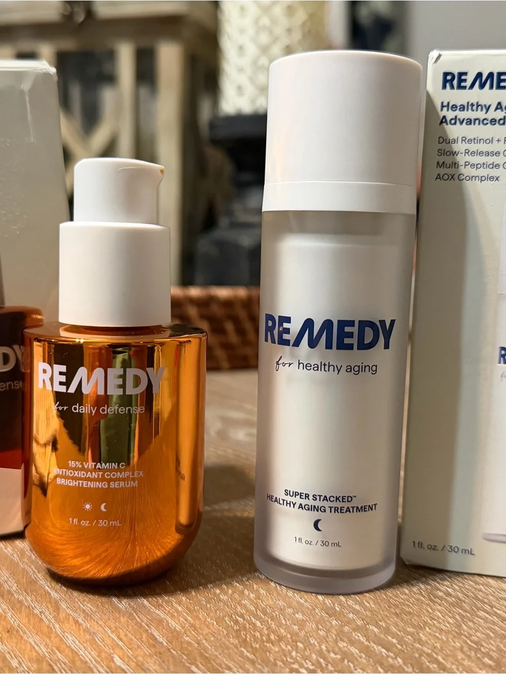 REMEDY BUNDLE- Healthy Aging Adv Serum & 15% Vitamin C Serum RV:$64!